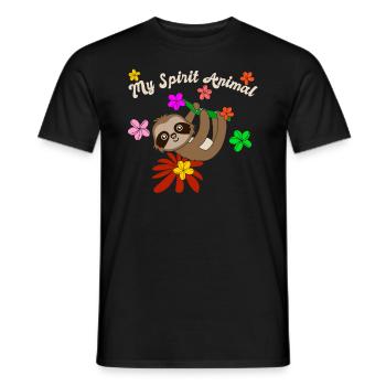 indolence - T-shirt homme - noir - Devant - AI Model Male 178 light (178cm)