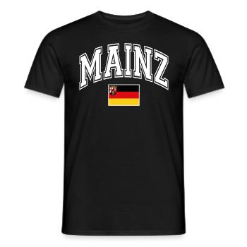 Mainz - Men's T-Shirt - black - Front - AI Model Male 178 light (178cm)
