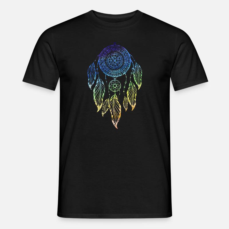 Traumfänger - Männer T-Shirt - Schwarz