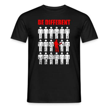 Rocker Rock Guitar Guitarist Alternative - Men's T-Shirt - black - Front - AI Model Male 178 light (178cm)