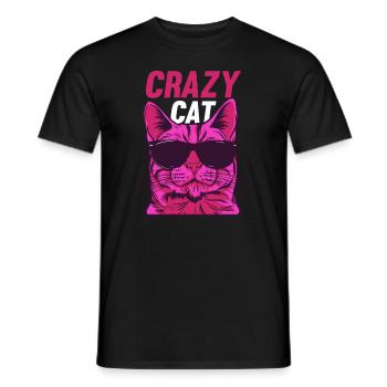 Katzenliebhaber Katzenbesitzer Lustige Katze Meme - Männer T-Shirt - Schwarz - Vorne - AI Model Male 178 light (178cm)