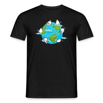 Lustige Katze Meme für Katzenliebhaber Cute Cats I - Männer T-Shirt - Schwarz - Vorne - AI Model Male 178 light (178cm)