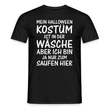 Halloween Spruch - Männer T-Shirt - Schwarz - Vorne - AI Model Male 178 light (178cm)