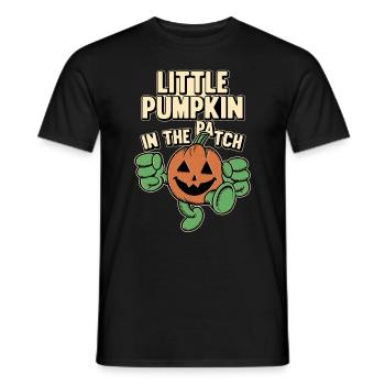 Halloween Little Pumpkin In The Patch - Halloween - Männer T-Shirt - Schwarz - Vorne - AI Model Male 178 light (178cm)
