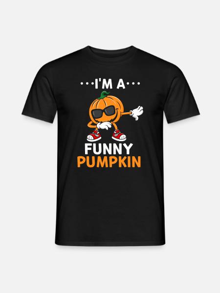 Halloween Pumpkin Dabbing Pumpkin Funny Pumpkin - Männer T-Shirt - Schwarz