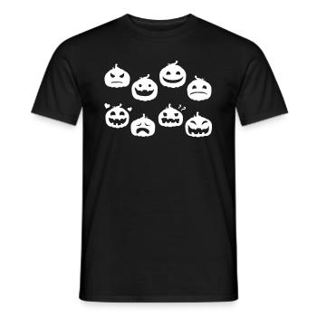 Funny Halloween Party Pumpkin - Halloween Pumpkins - Men's T-Shirt - black - Front - AI Model Male 178 light (178cm)