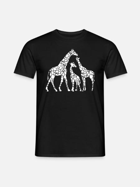 Girafe Lover Mignon Girafes Zoo Girafe Mignonne Giraf - T-shirt homme - noir