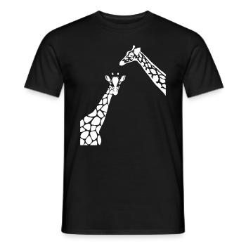Giraffe Lover Zoo Animal Giraffes Zoo Giraffe - Men's T-Shirt - black - Front - AI Model Male 178 light (178cm)