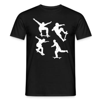 Skater Skatepark Skating Skater Boys Skateboard Sk - Men's T-Shirt - black - Front - AI Model Male 178 light (178cm)