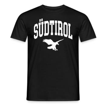 Tyrol du Sud - T-shirt homme - noir - Devant - AI Model Male 178 light (178cm)