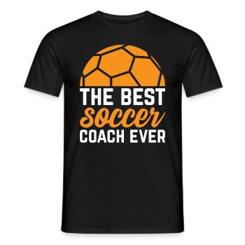 Le meilleur entraîneur de football de tous les temps - Soccer Referee Soccer - T-shirt homme - noir - Devant - AI Model Male 178 light (178cm)