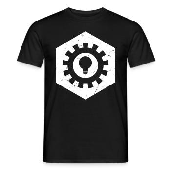 Ingénieur mécanique Ingénieur en engrenages - T-shirt homme - noir - Devant - AI Model Male 178 light (178cm)