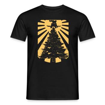 Winter Sports Snowboarding Mountain Snowboarder - Männer T-Shirt - Schwarz - Vorne - AI Model Male 178 light (178cm)