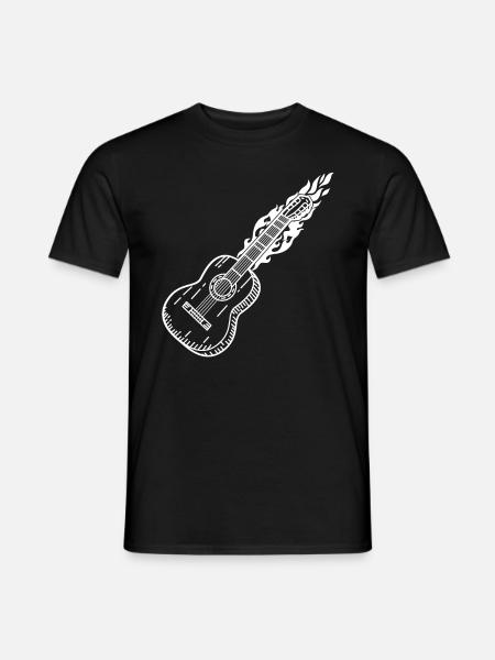 Guitar Musician Guitar Player Guitar Music Guitari - Männer T-Shirt - Schwarz