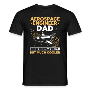 Space Travel Space Exploration Aerospace Engineer - Männer T-Shirt - Schwarz - Vorne - AI Model Male 178 light (178cm)