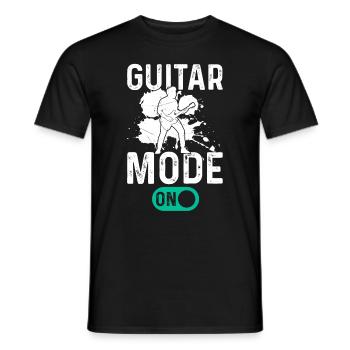 Bass Guitarist Bass Guitar Player - Guitar Mode On - Männer T-Shirt - Schwarz - Vorne - AI Model Male 178 light (178cm)