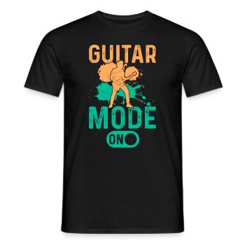 Weekend Mode On - Bass Guitar Player Bass Guitaris - Männer T-Shirt - Schwarz - Vorne - AI Model Male 178 light (178cm)