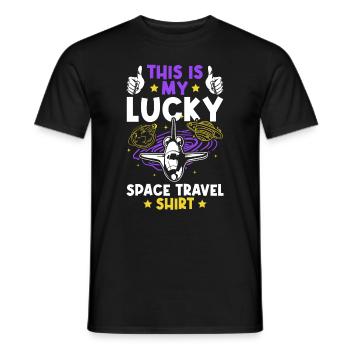 Aerospace Space Travel - Solar System Space Explor - Männer T-Shirt - Schwarz - Vorne - AI Model Male 178 light (178cm)