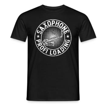Saxophone Professionnel Chargement Saxophone Musicien Saxopho - T-shirt homme - noir - Devant - AI Model Male 178 light (178cm)
