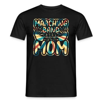 Marching Band Mom Bagpipe Instruments Cornemuse Cornemuse - T-shirt homme - noir - Devant - AI Model Male 178 light (178cm)
