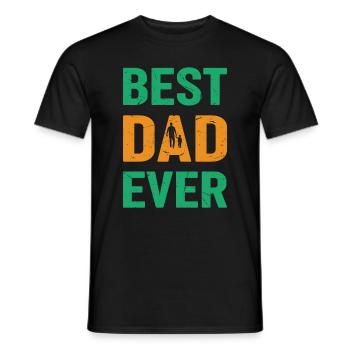 Meilleur papa de tous les temps - Fête des pères 2023 - T-shirt homme - noir - Devant - AI Model Male 178 light (178cm)