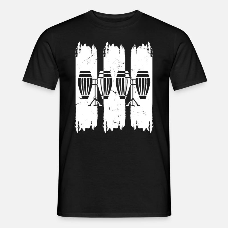 Conga Drums Conga Instruments - T-shirt homme - noir