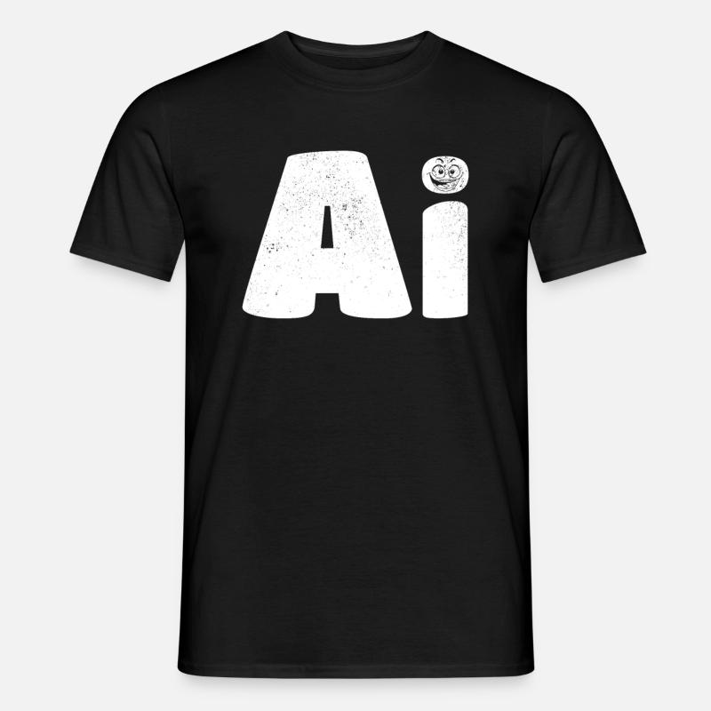 AI Artificial Intelligence & AI Robotics - Männer T-Shirt - Schwarz