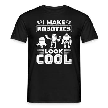Je rends la robotique cool - Artificial Intelligenc - T-shirt homme - noir - Devant - AI Model Male 178 light (178cm)
