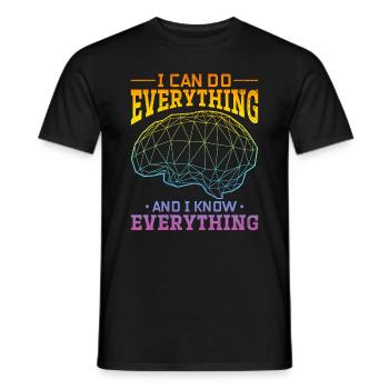 Artificial Intelligence Quotes Artificial Intellig - Männer T-Shirt - Schwarz - Vorne - AI Model Male 178 light (178cm)