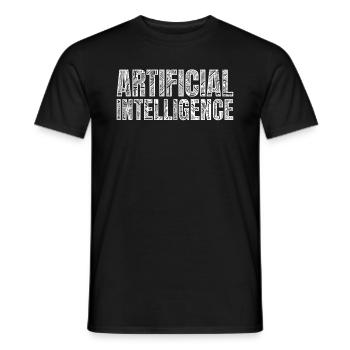 Ai Artificial Intelligence - Männer T-Shirt - Schwarz - Vorne - AI Model Male 178 light (178cm)