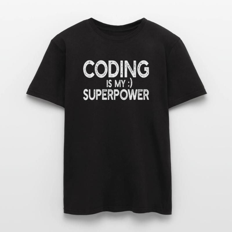 Coding is my superpower - Computer Programmer Men's T-shirt