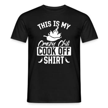 C’est mon chili fou cuisinier hors chemise chil de cuisine - T-shirt homme - noir - Devant - AI Model Male 178 light (178cm)