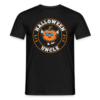 Halloween Uncle Pumpkin Halloween Uncle Halloween - Männer T-Shirt - Schwarz - Vorne - AI Model Male 178 light (178cm)