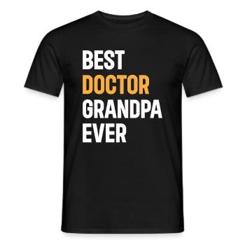 Best Doctor Grandpa Ever - Hospital Doctor Grandpa - Männer T-Shirt - Schwarz - Vorne - AI Model Male 178 light (178cm)