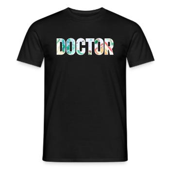 Doctor - Men's T-Shirt - black - Front - AI Model Male 178 light (178cm)