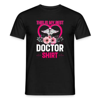 This Is My Best Doctor Shirt Doctor Hospital Docto - Männer T-Shirt - Schwarz - Vorne - AI Model Male 178 light (178cm)