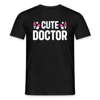 Doctor Life Hospital Doctor Emergency - Cute Docto - Men's T-Shirt - black - Front - AI Model Male 178 light (178cm)