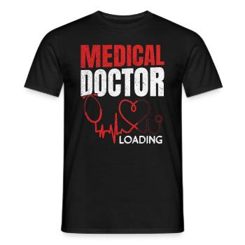Medicine Student Medicine Doctor - Medical Doctor - Men's T-Shirt - black - Front - AI Model Male 178 light (178cm)