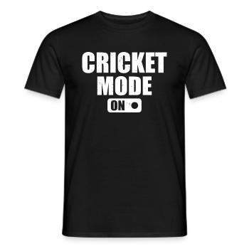 Cricketing Cricketer Cricket Player - Cricket Mode - Männer T-Shirt - Schwarz - Vorne - AI Model Male 178 light (178cm)