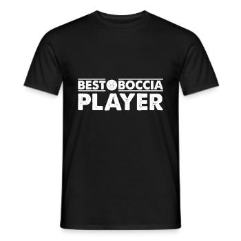 Best Boccia Player - Men's T-Shirt - black - Front - AI Model Male 178 light (178cm)