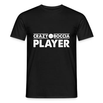 Joueur de boccia fou - T-shirt homme - noir - Devant - AI Model Male 178 light (178cm)