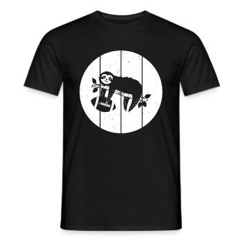 Football américain paresseux Joueur de football paresseux - T-shirt homme - noir - Devant - AI Model Male 178 light (178cm)