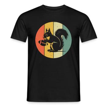 Joueur de football américain Écureuil Joueur de football - T-shirt homme - noir - Devant - AI Model Male 178 light (178cm)