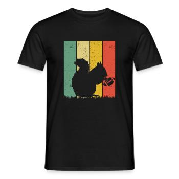 Rugby Squirrel Rugby Squirrel Rugby Player Squirre - Männer T-Shirt - Schwarz - Vorne - AI Model Male 178 light (178cm)