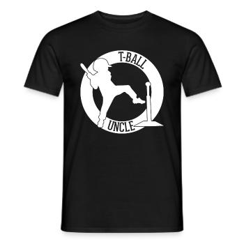 T-Ball Uncle Teeball Player Uncle - Männer T-Shirt - Schwarz - Vorne - AI Model Male 178 light (178cm)