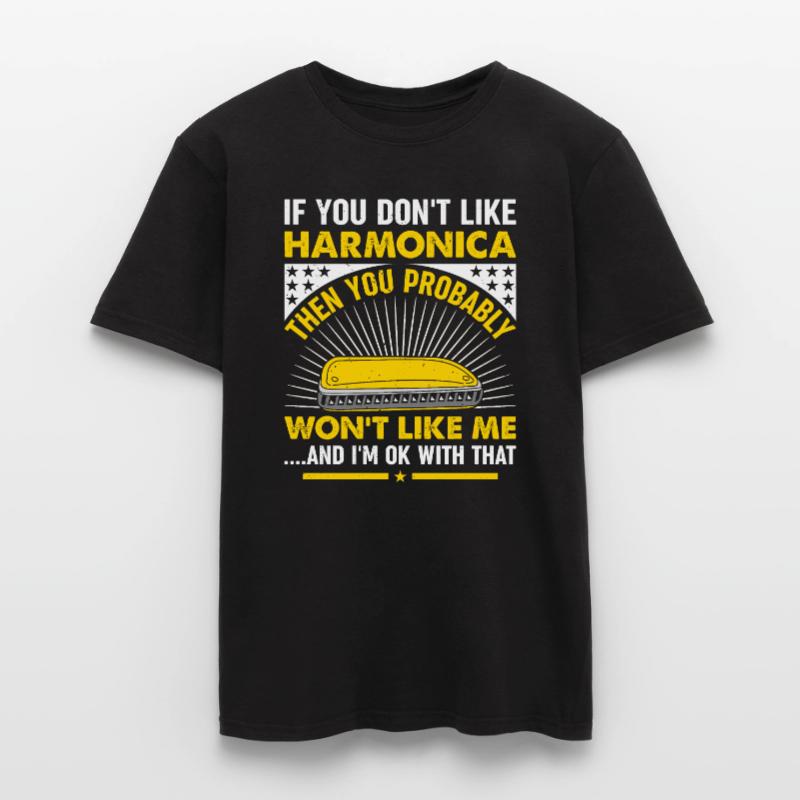 Harmonica Musiciain Harmonica Player Harmonica Lov T-shirt homme