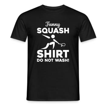 Chemise Funny Squash Ne pas laver - Funny Squash - T-shirt homme - noir - Devant - AI Model Male 178 light (178cm)