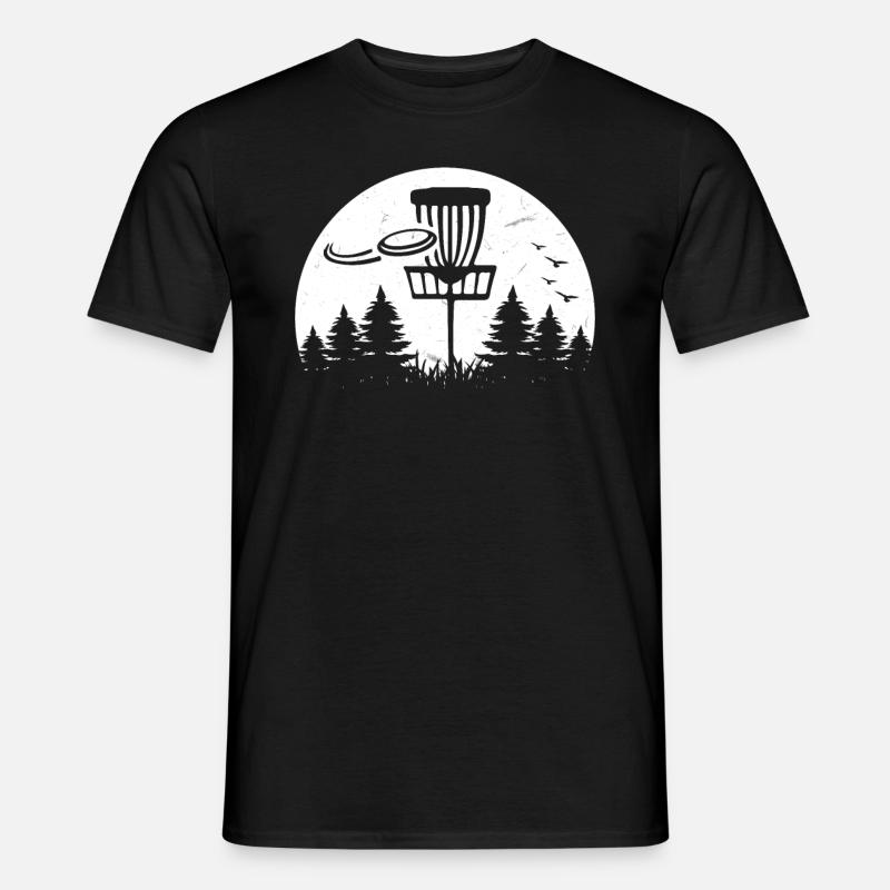 Disc Golf Basket - Disc Golf Player Disc Golf - Männer T-Shirt - Schwarz