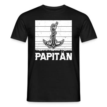 Father's Day Funny Father's Day Father Dad Daddy - Men's T-Shirt - black - Front - AI Model Male 178 light (178cm)
