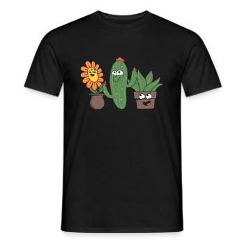Hobby Gardener Gardening Funny Garden Plants - Männer T-Shirt - Schwarz - Vorne - AI Model Male 178 light (178cm)